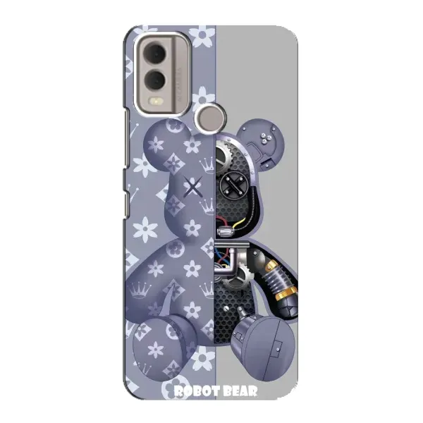 Чехол с рисунком «Медведь Louis Vuitton» для Nokia C22