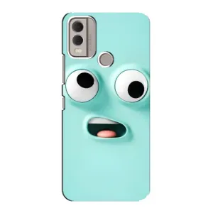 Чохли (ТПУ) (смішні стікери) для Nokia C22 (Кумедне м'ятне обличчя)