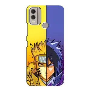 Купить Чехлы на телефон с принтом Anime для Nokia C22 (Naruto Vs Sasuke)