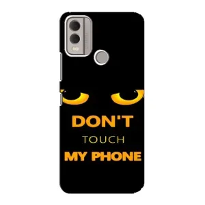 Чохол з Прикольним Принтом на Nokia C22 (Не чіпай мій телефон)