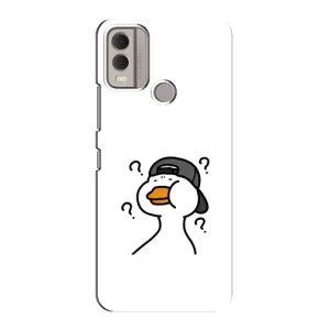 Бампер з принтом Меми для Nokia C22 (Нерозуміння)