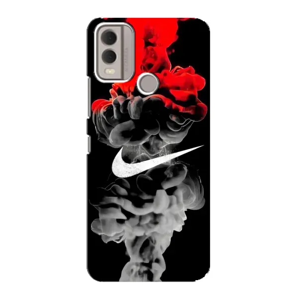 Чехол с рисунком «Nike дым» для Nokia C22 Чехол с рисунком «Nike дым» для Nokia C22