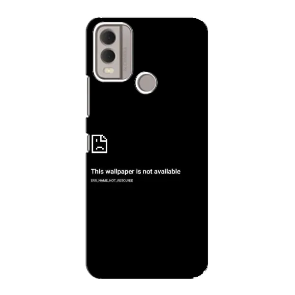 Чехол с рисунком «Ошибка» для Nokia C22