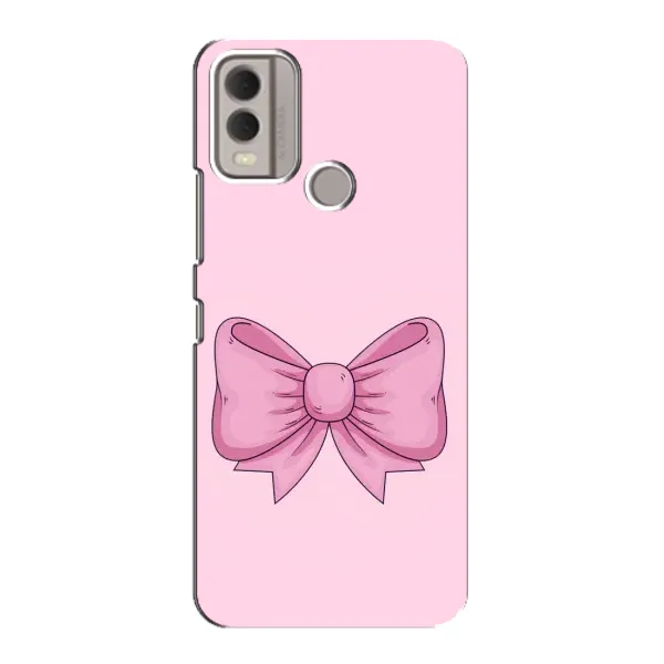 Чехол с рисунком «Розовый бантик» для Nokia C22 Чехол с рисунком «Розовый бантик» для Nokia C22