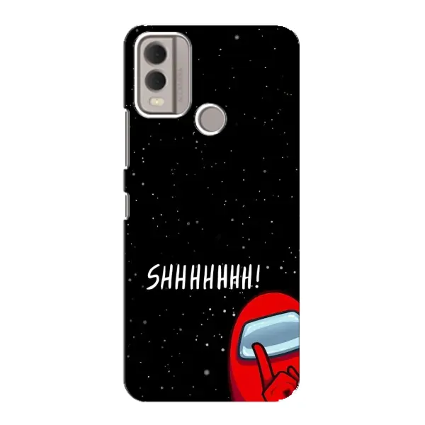 Чехол с рисунком «SHHHHH» для Nokia C22 Чехол с рисунком «SHHHHH» для Nokia C22