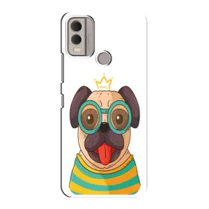Бампер для Nokia C22 с картинкой "Песики" (Собака Король)