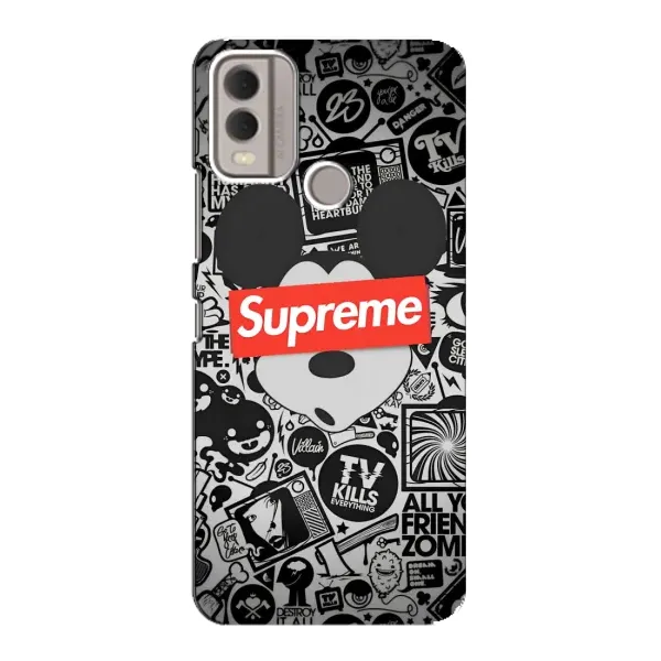 Чехол с рисунком «Supreme Маус» для Nokia C22 Чехол с рисунком «Supreme Маус» для Nokia C22