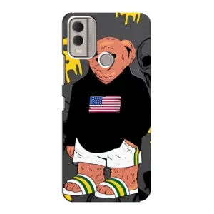 Чехлы Мишка Тедди для Нокиа С22 (Teddy USA)
