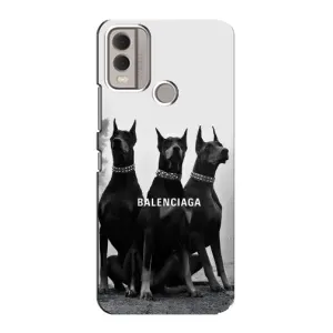 Чехол ДОБЕРМАН для Nokia C22 (Три добермана)