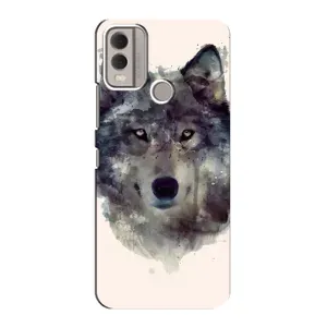 Чехол с рисунком «Волк» для Nokia C22