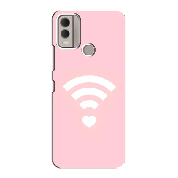 Чехол с рисунком «WiFi Love» для Nokia C22 Чехол с рисунком «WiFi Love» для Nokia C22