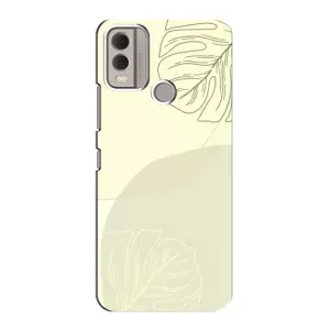 Чохол квітковий дизайн для Nokia C22 (Зелений фон)