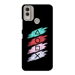 Чехол КИБЕРСПОРТ для Nokia C22 (Значки Sony)