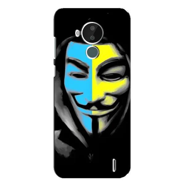 Чехол с рисунком «Анонимус патриот» для Nokia C30 Чехол с рисунком «Анонимус патриот» для Nokia C30
