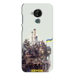 Чехлы на военную тематику для Nokia C30 (Азовсталь)