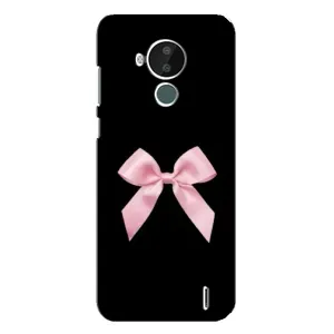 Чехол с рисунком «Бант на черном» для Nokia C30