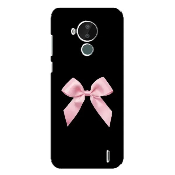 Чехол с рисунком «Бант на черном» для Nokia C30 Чехол с рисунком «Бант на черном» для Nokia C30