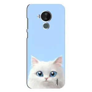 Чехол на тематику: Коты для Nokia C30 (Белый кот)