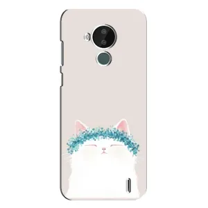 Чехол на тематику: Коты для Nokia C30 (Белый котик)