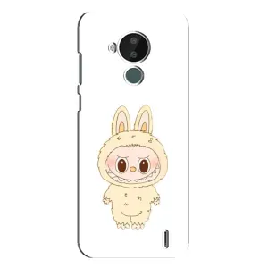 Чехол с принтом Лабубу для Nokia C30 (Бежевый Лабубу)