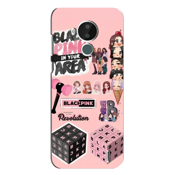 Чехол с рисунком «BLACK PINK коллаж» для Nokia C30 Чехол с рисунком «BLACK PINK коллаж» для Nokia C30