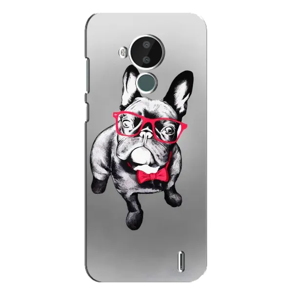 Чехол с рисунком «Бульдог в очках» для Nokia C30 Чехол с рисунком «Бульдог в очках» для Nokia C30