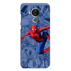 Силиконовый Чехол для Nokia C30 (Человек Паук)