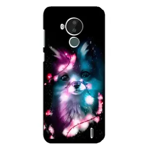 Чехол с Лисичкой для Nokia C30 (Черная Лиса)