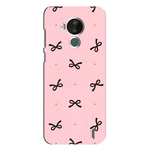 Чохол банти для Nokia C30 (Чорні бантики)