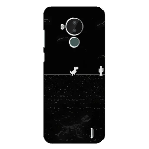 Чехол с рисунком «Динозаврик» для Nokia C30