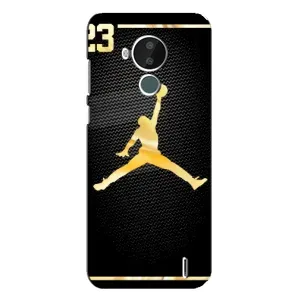 Силиконовый Чехол Nike Air Jordan на Нокиа С30 (Джордан 23)