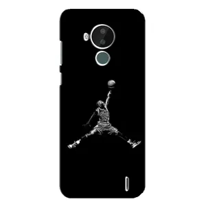 Силиконовый Чехол Nike Air Jordan на Нокиа С30 (Джордан)