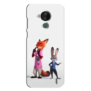 Силиконовый чехол с принтом Зоотрополіс для Nokia C30 (Джуди и Ник)