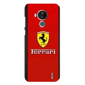 Силиконовый бампер с картинкой машины на Nokia C30 (Ferrari Logo)