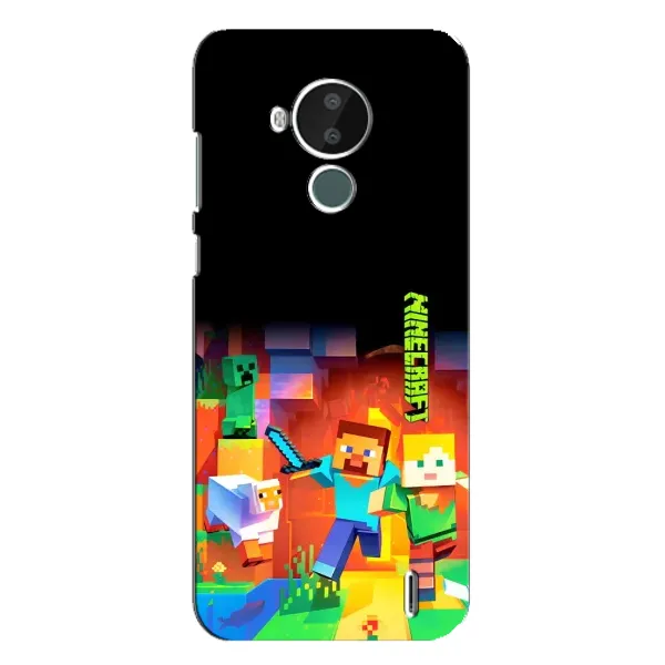 Чехол с рисунком «Герой Майнкрафт» для Nokia C30 Чехол с рисунком «Герой Майнкрафт» для Nokia C30
