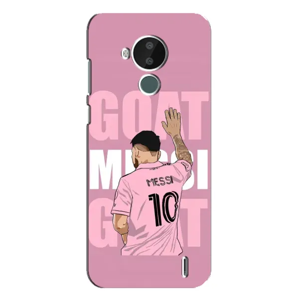 Чехол с рисунком «GOAT MESSI» для Nokia C30 Чехол с рисунком «GOAT MESSI» для Nokia C30