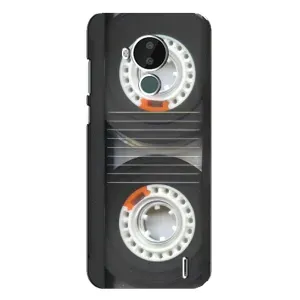 Чехол с Прикольным принтом на Nokia C30 (Кассета магнитофона)