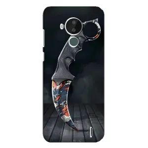 Чехол КИБЕРСПОРТ для Nokia C30 (Кинжал КС ГО)