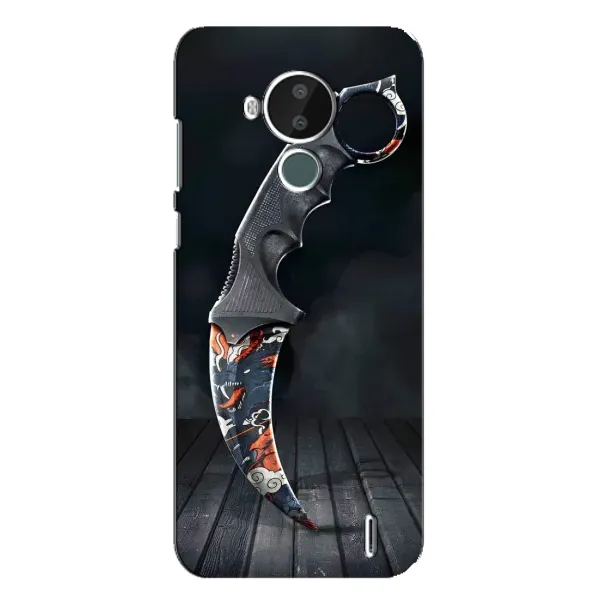 Чехол с рисунком «Кинжал КС ГО» для Nokia C30 Чехол с рисунком «Кинжал КС ГО» для Nokia C30
