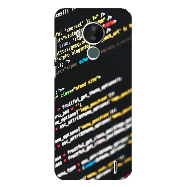 Чехол с рисунком «Код» для Nokia C30