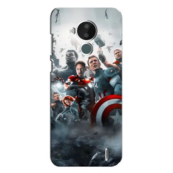 Чехол с рисунком «Команда марвел» для Nokia C30