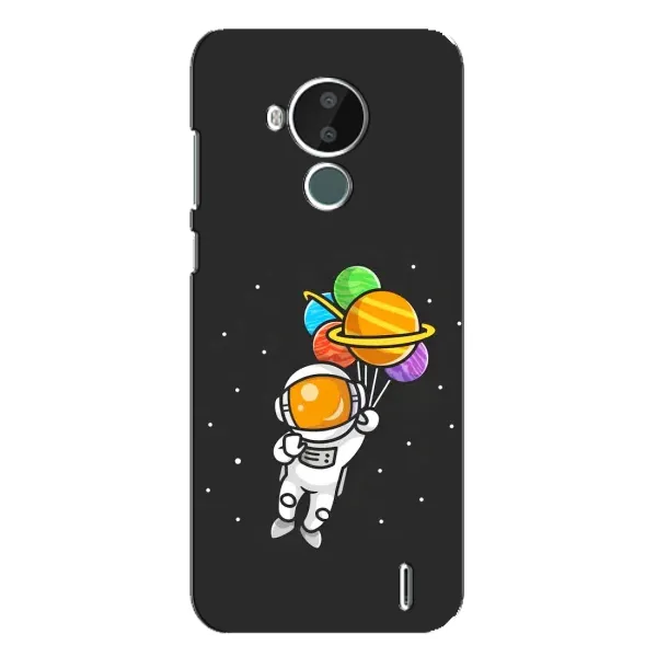 Чехол с рисунком «Космонавт с шариками» для Nokia C30 Чехол с рисунком «Космонавт с шариками» для Nokia C30