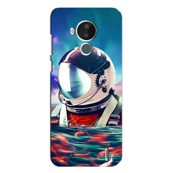 Чехол с рисунком «Космонавт в воде» для Nokia C30 Чехол с рисунком «Космонавт в воде» для Nokia C30