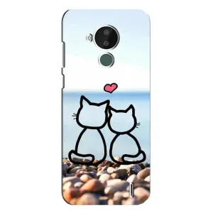 Силиконовые Чехлы Любимому человеку для Nokia C30 (Котейки)