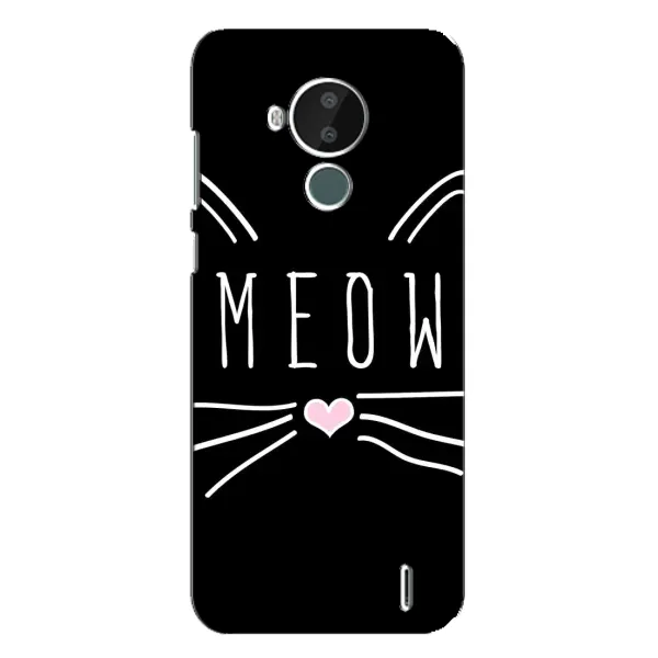 Чехол с рисунком «КОТИК MEOW» для Nokia C30 Чехол с рисунком «КОТИК MEOW» для Nokia C30
