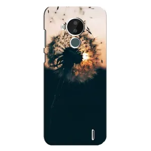 Силиконовый Чехол с одуванчиками на Nokia C30 (Красивый одуванчик)