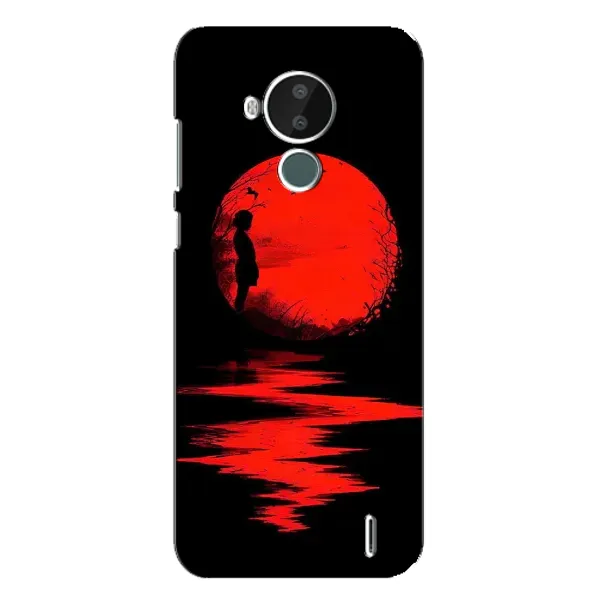 Чехол с рисунком «Красный Закат» для Nokia C30