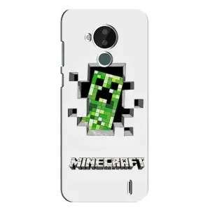 Чехлы для Nokia C30 (Персонажи Майн Крафт) (Крипер)