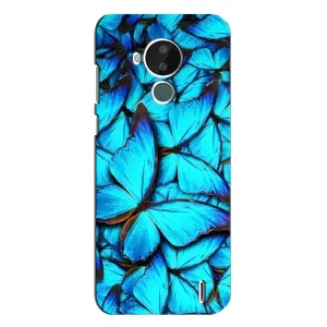 Силиконовый бампер с картинкой животных для Nokia C30 (Крылья бабочек)