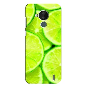 Чехол с изображением вкусной еды для Nokia C30 (Лайм)